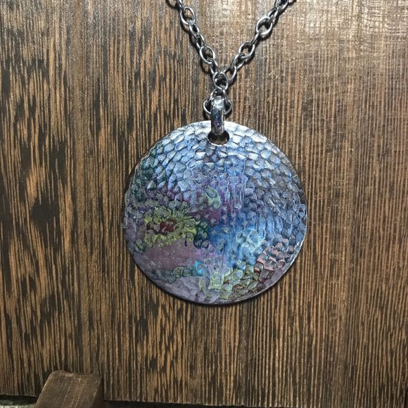 Tocara Barbara Stainless Steel Reversible Convertible necklace - Picture 3 of 4